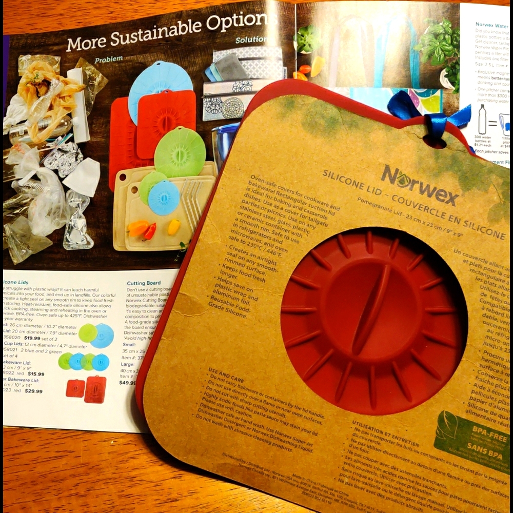 Norwex Square Silicone Lid